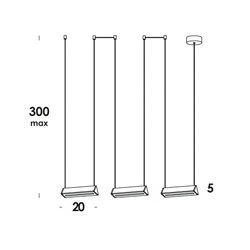 tegolino - characterizing suspension lamp