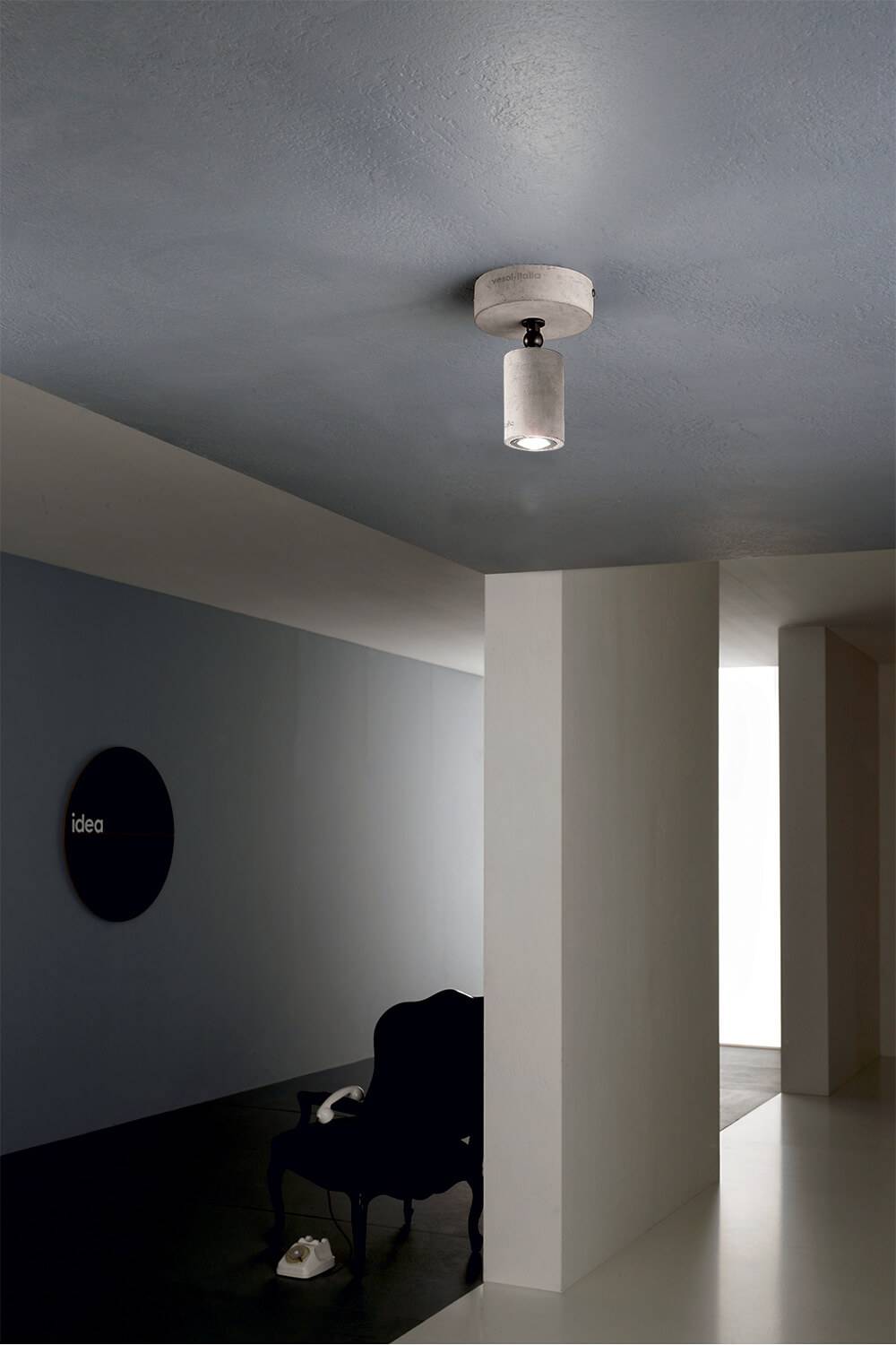 ideacemento 15/ap lungo + led cortesia/courtesy